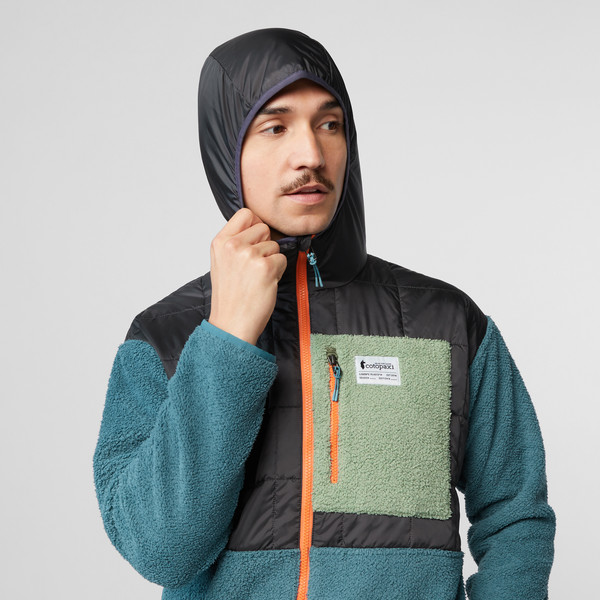 TRICO HYBRID HOODED JACKET Herren - Fleecejacke
