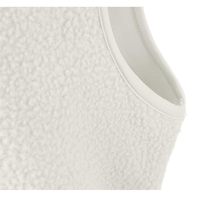 Vest str S-XL teddypile offwhite