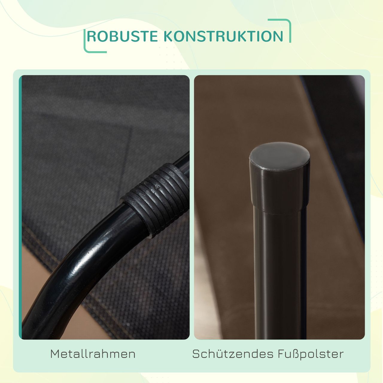 PawHut Haustierbett mit Baldachin Erhöhtes Hundebett Hundeliege outdoor Kaffee