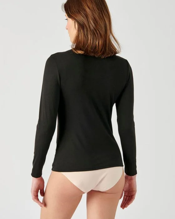 T-shirt Thermolactyl Sensitive biais satin, manches longues