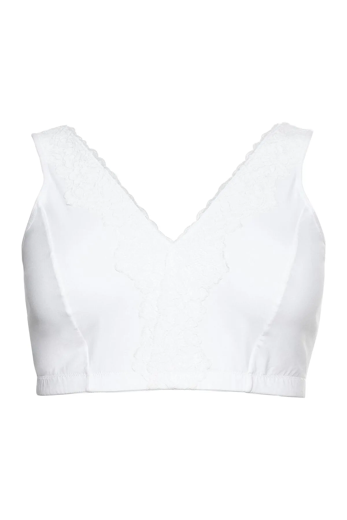 Sheego  Große Größen BH ohne Bügel in Bustier-Form, mit Spitzenborte