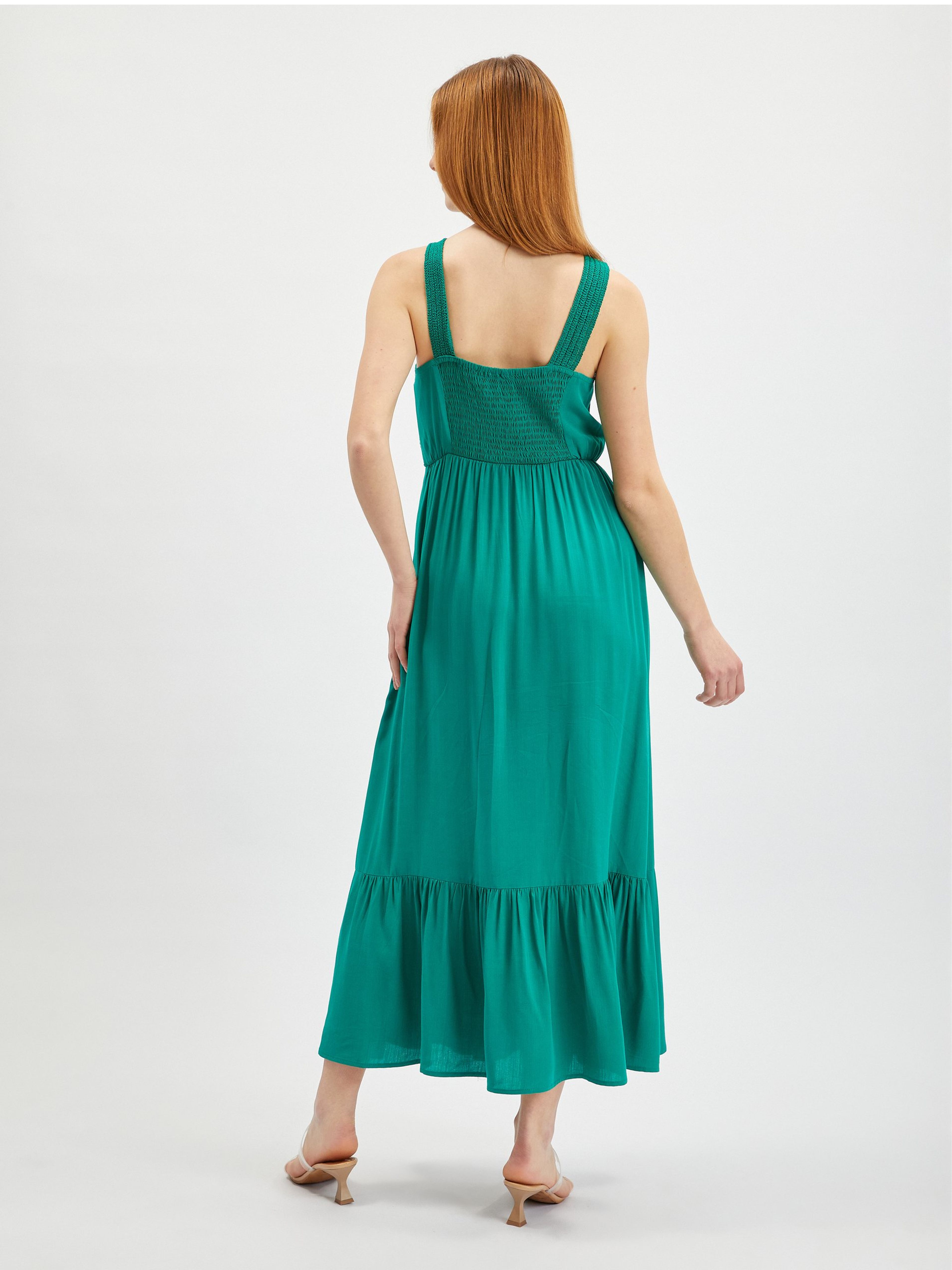 Grünes Damen Maxikleid ORSAY