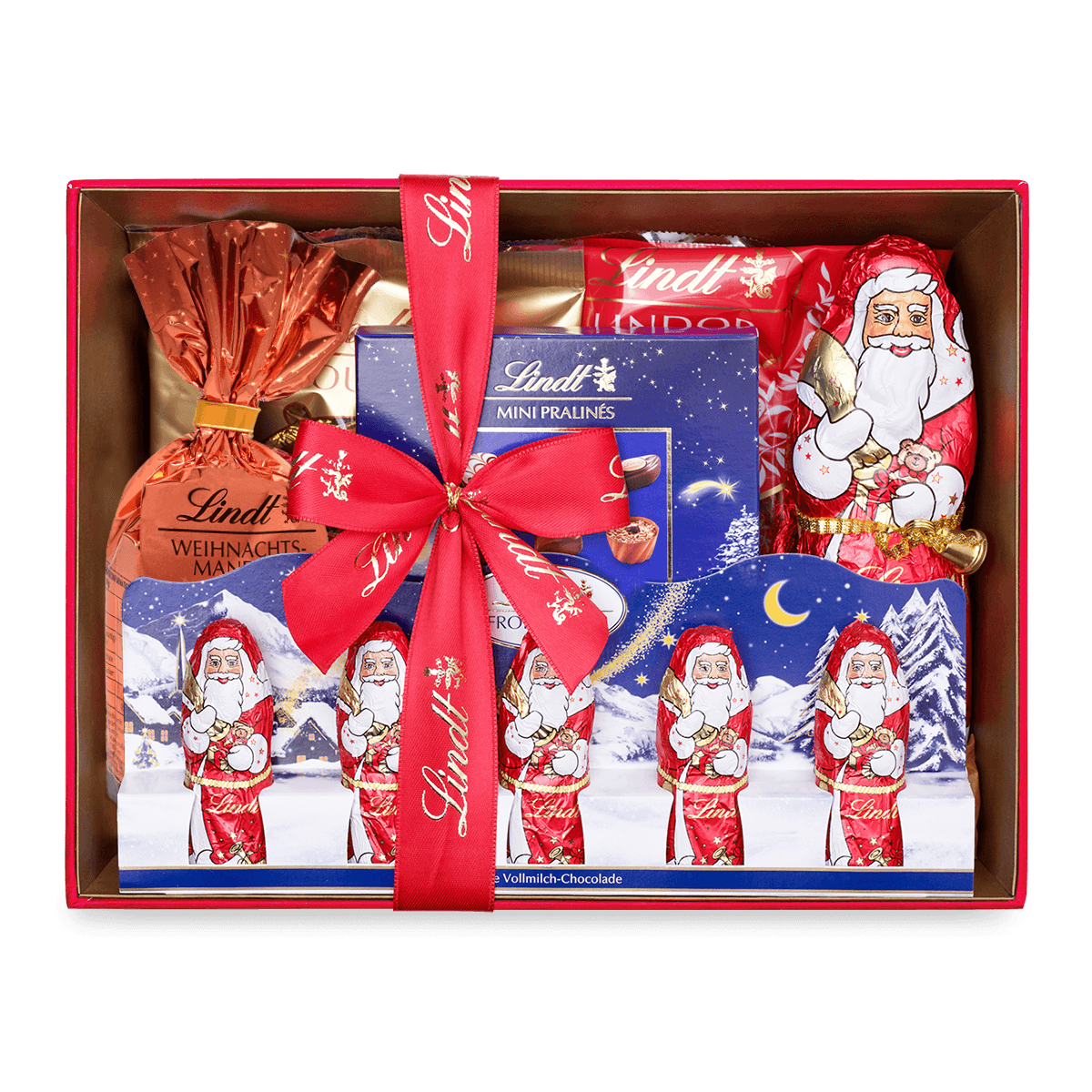 Lindt "Traditionen" Weihnachtsgeschenkkorb, 664g