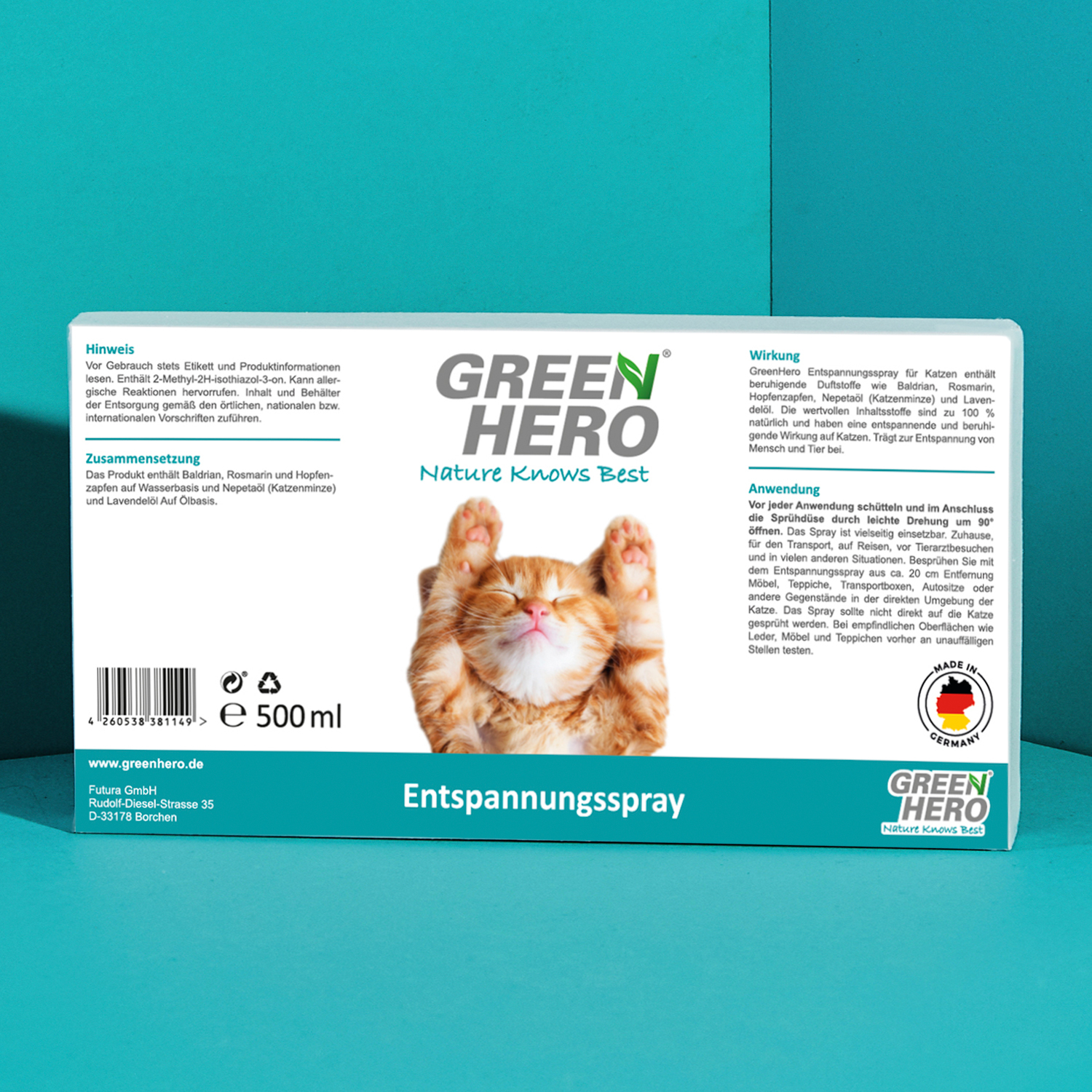 Greenhero Beruhigungsmittel Greenhero Entspannungsspray