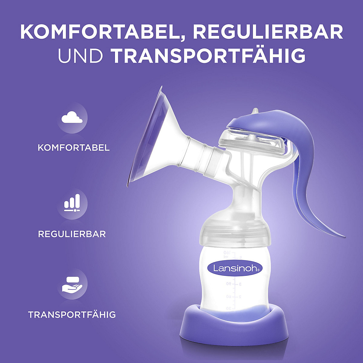 Handmilchpumpe (Weithals)