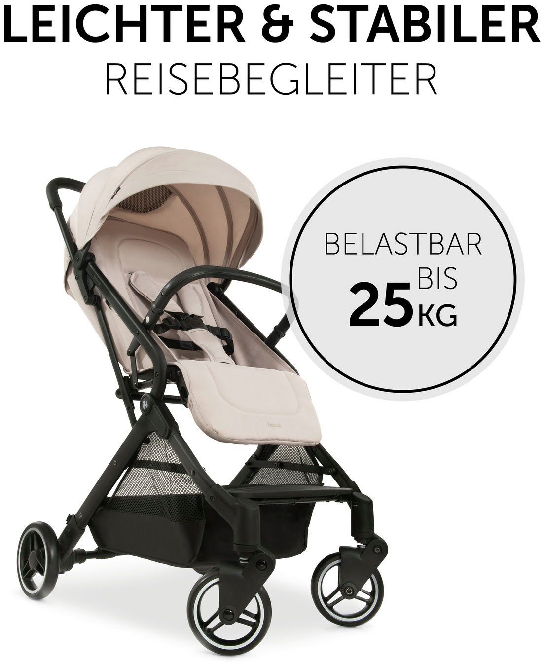 Hauck Kinder-Buggy Travel N Care, beige