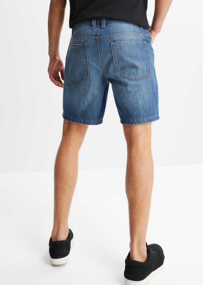 Long-Jeans-Shorts, Loose Fit