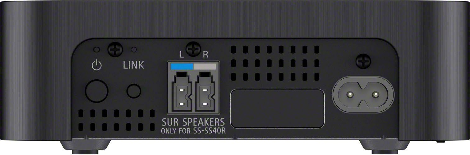 Sony HT-S40R Kanal- 5.1 Soundbar (Bluetooth, 600 W, inkl. kabelgebundenem Subwoofer, kabellosen Rear-Lautsprechern)