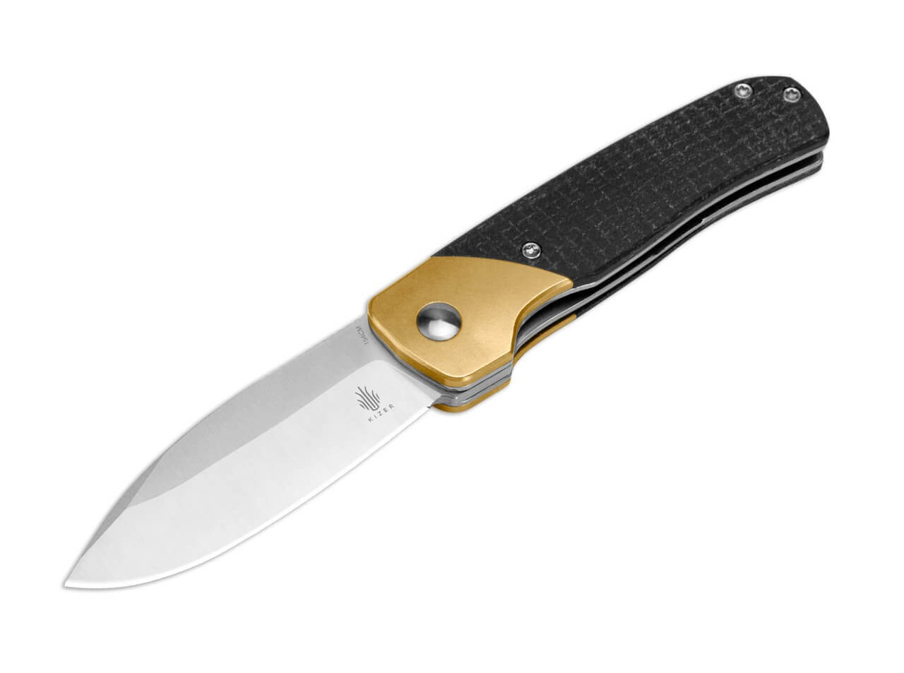 Gravel Brass Micarta Black
