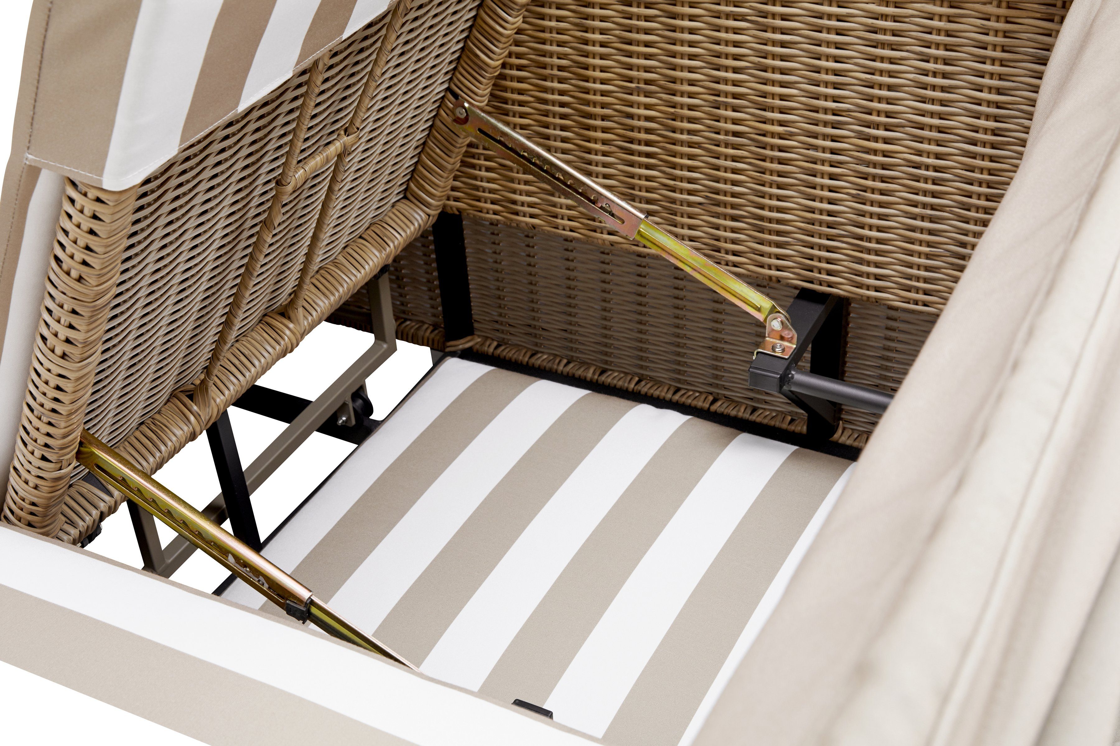 Guido Maria Kretschmer Home&Living Loungesofa Norderney, 8 Teile, BxLxH: 146x140x78 cm, Strandkorb