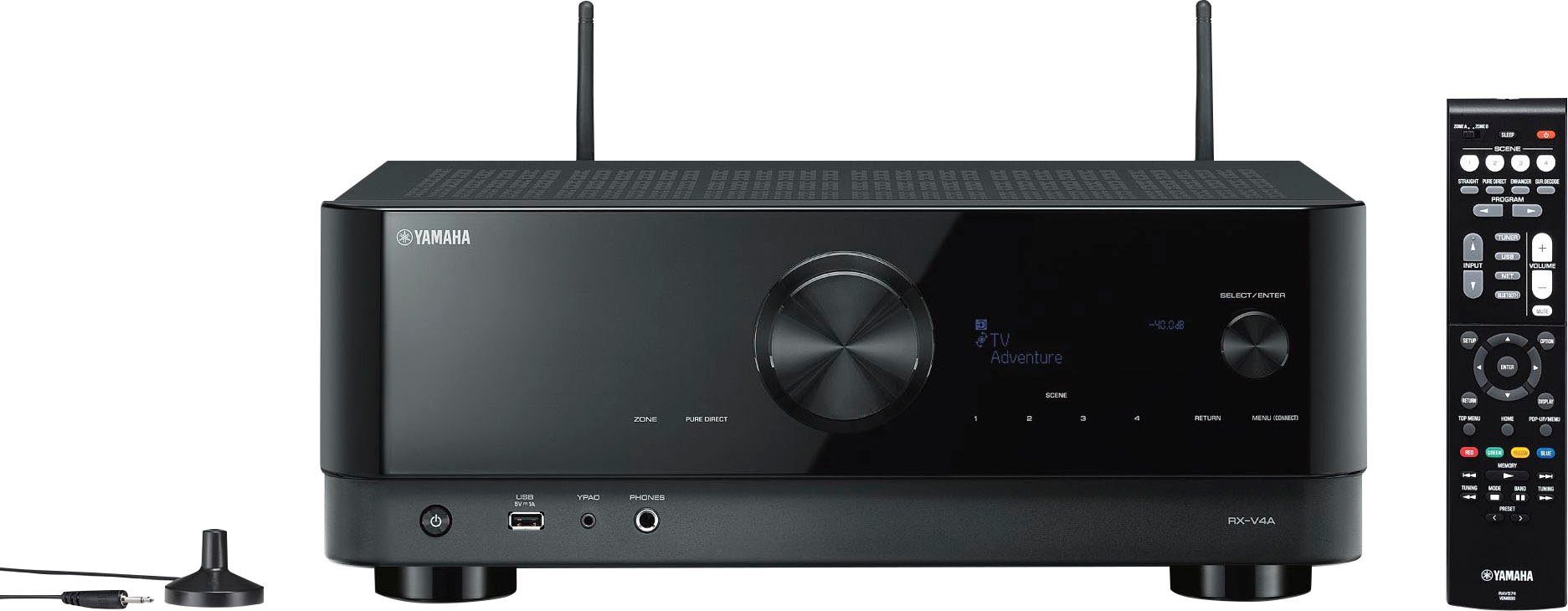Yamaha RX-V4A 5.2 AV-Receiver (Bluetooth, LAN (Ethernet), WLAN)