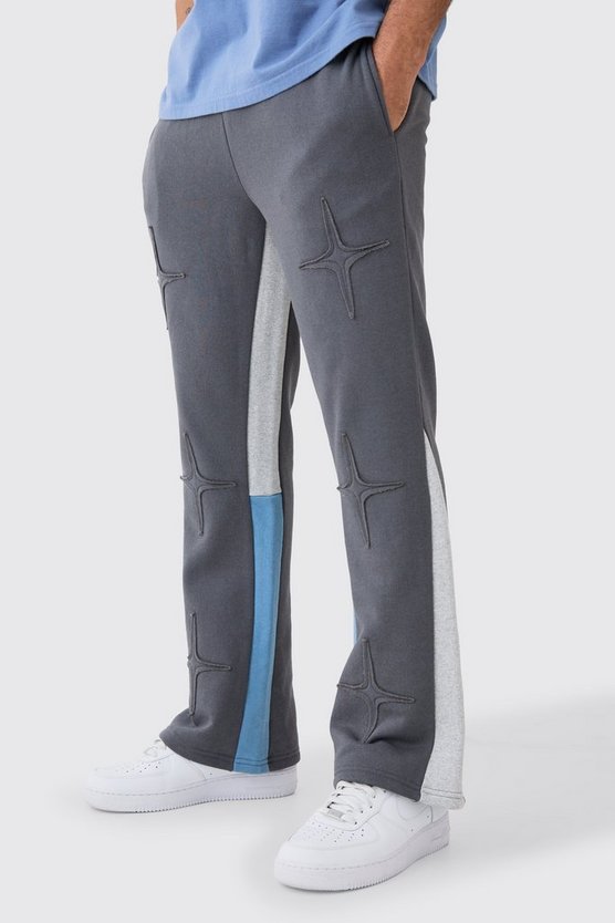 Regular Fit Applique Gusset Jogger