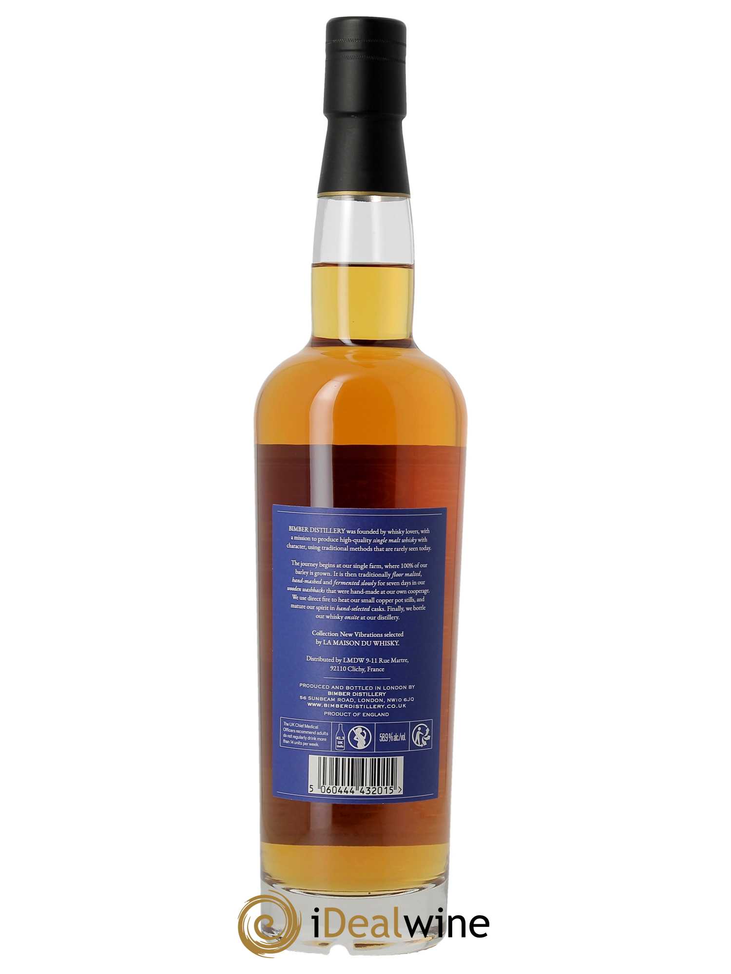 Whisky Bimber 2018 Ex-Cognac Finished Single Cask (70cl)  - Lot de 1 Bouteille