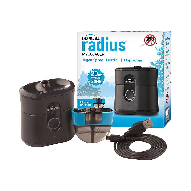 Thermacell Myggjager refill 40 timer, Radius Thermacell