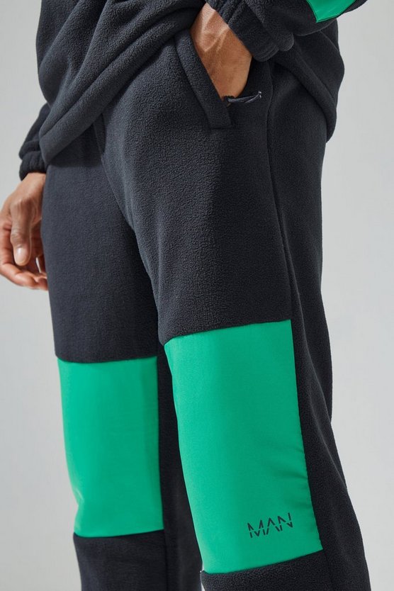 Fleece-Jogginghose mit Gummi-Bund