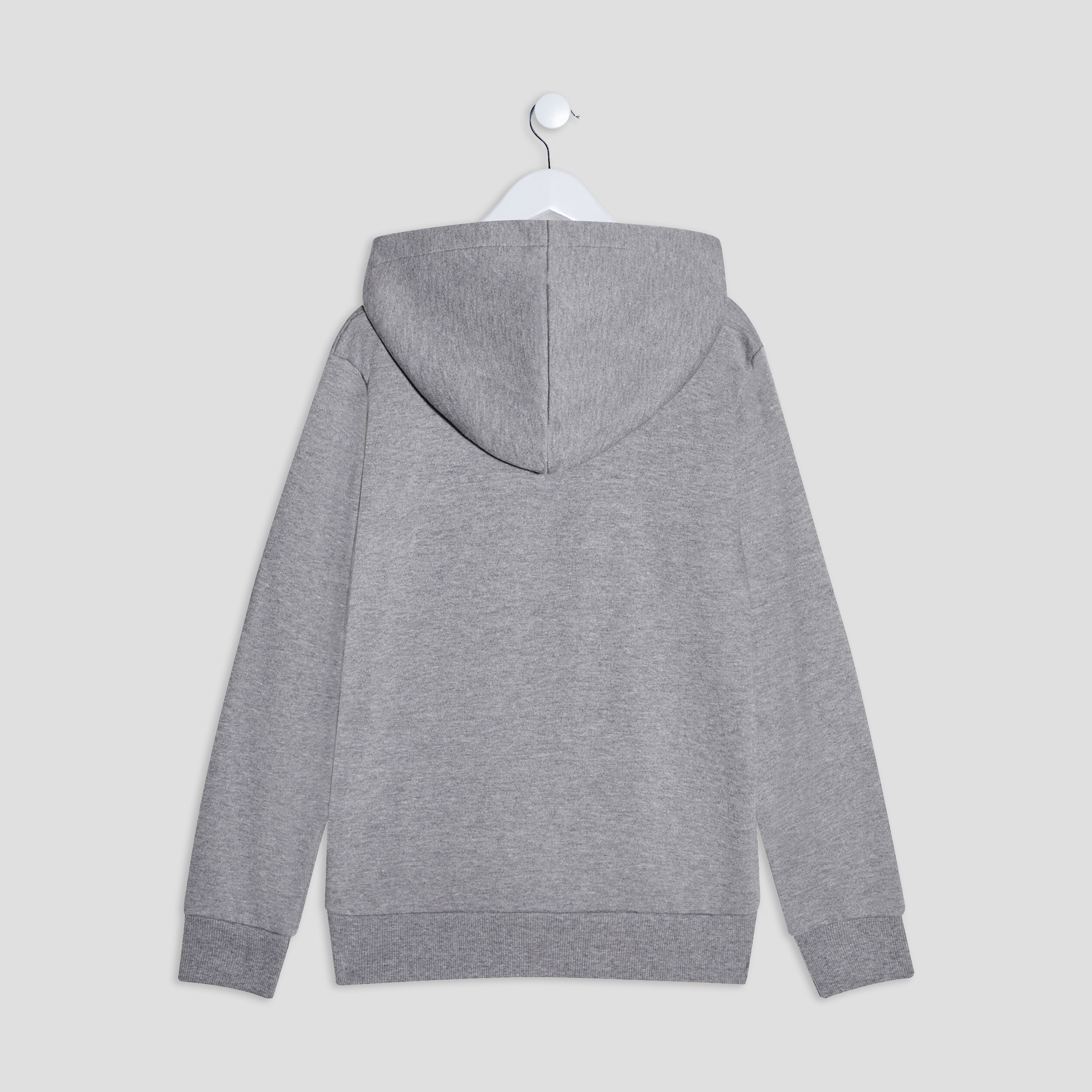 Sweat zippé à capuche Liberto gris argent homme | La Halle