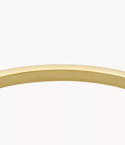 Fossil Armreif Ellis Pavé Glitz Edelstahl goldfarben