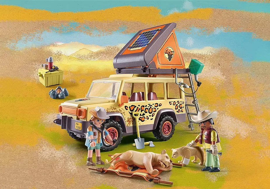WILTOPIA - Mit dem Gel&auml;ndewagen bei den L&ouml;wen