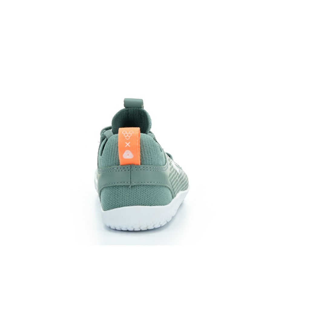 Vivobarefoot Primus Knit II J Sea Green Leather sportliche Barfußschuhe