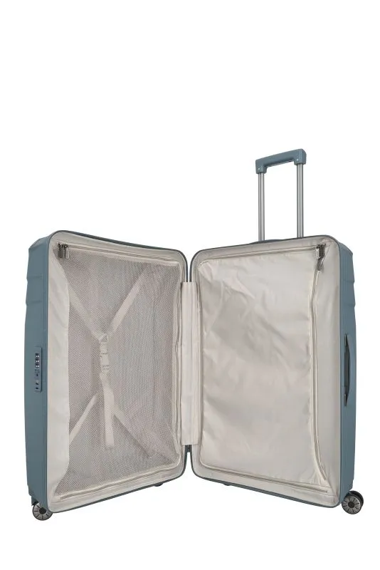 Travelite ELVAA Kofferset 4 Rollen L\/M\/S - Blaugrau