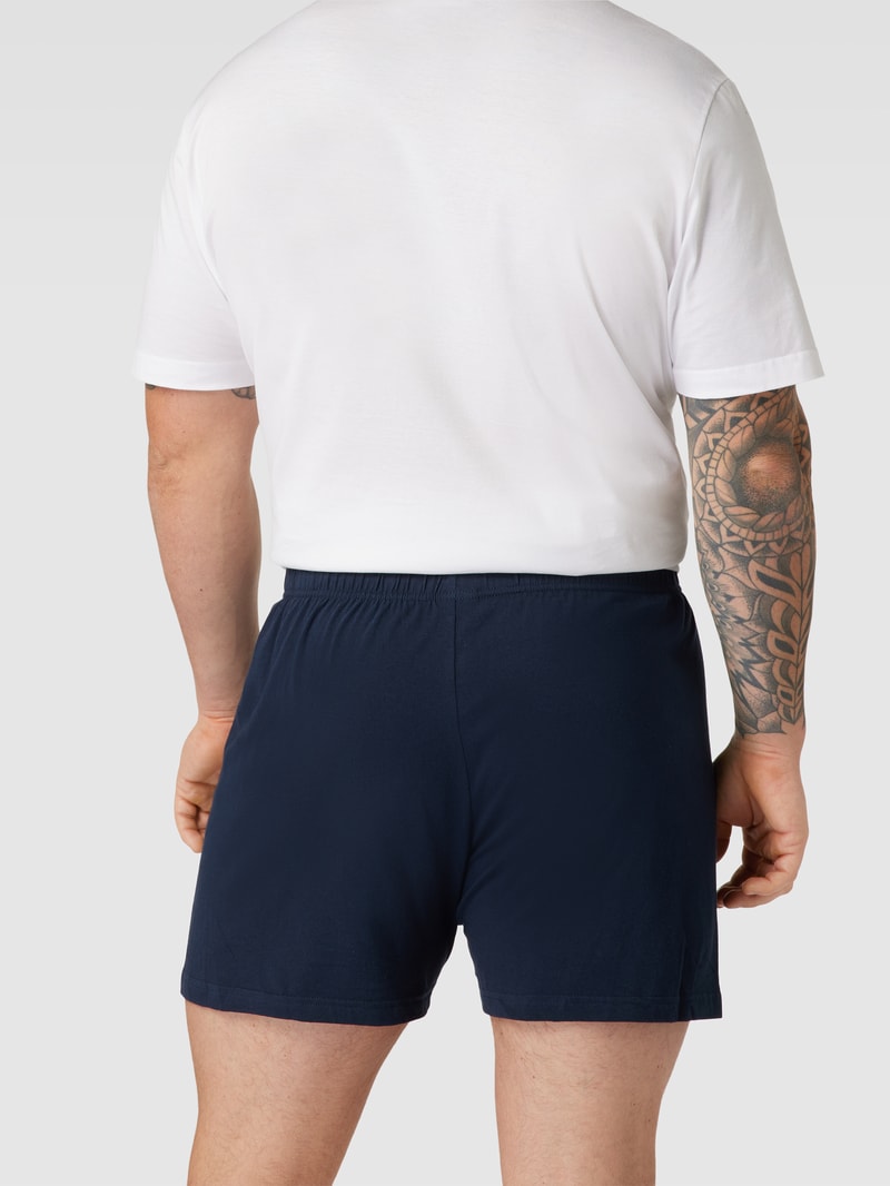 PLUS SIZE Boxershorts mit Knopfverschluss im 2er-Pack in marineblau