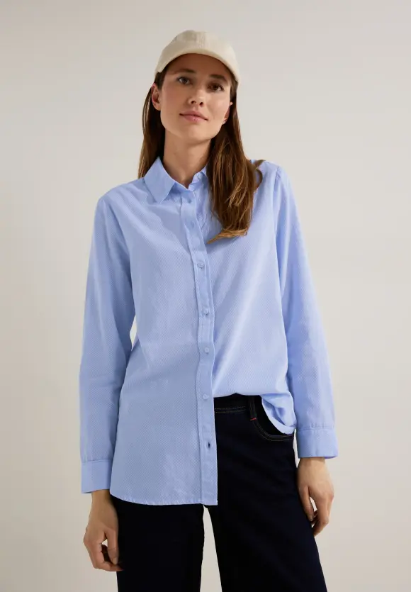 CECIL Longbluse mit Struktur