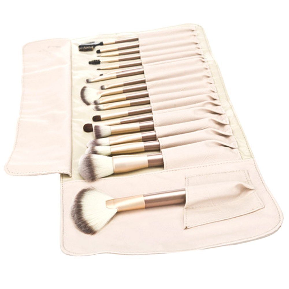 Haiaveng Make-up 18 Schminkpinsel, Schminkpinsel-Set, Kosmetikpinsel-Set, 18-tlg., 18 Funktionen