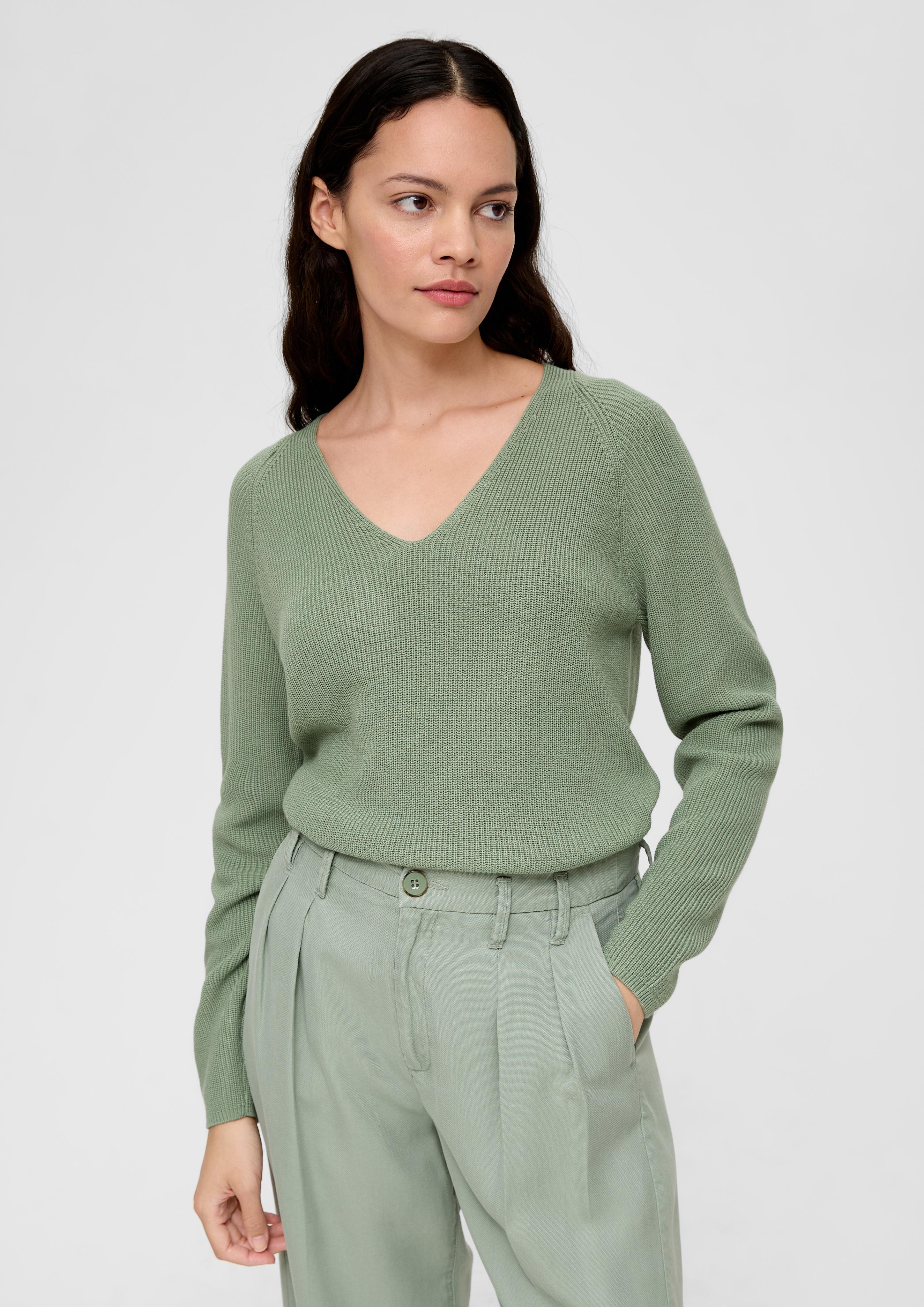Strickpullover mit Raglanärmeln  2133060-7210