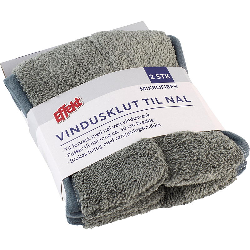 Effekt Vindusklut 2-pk, til nal, Effekt
