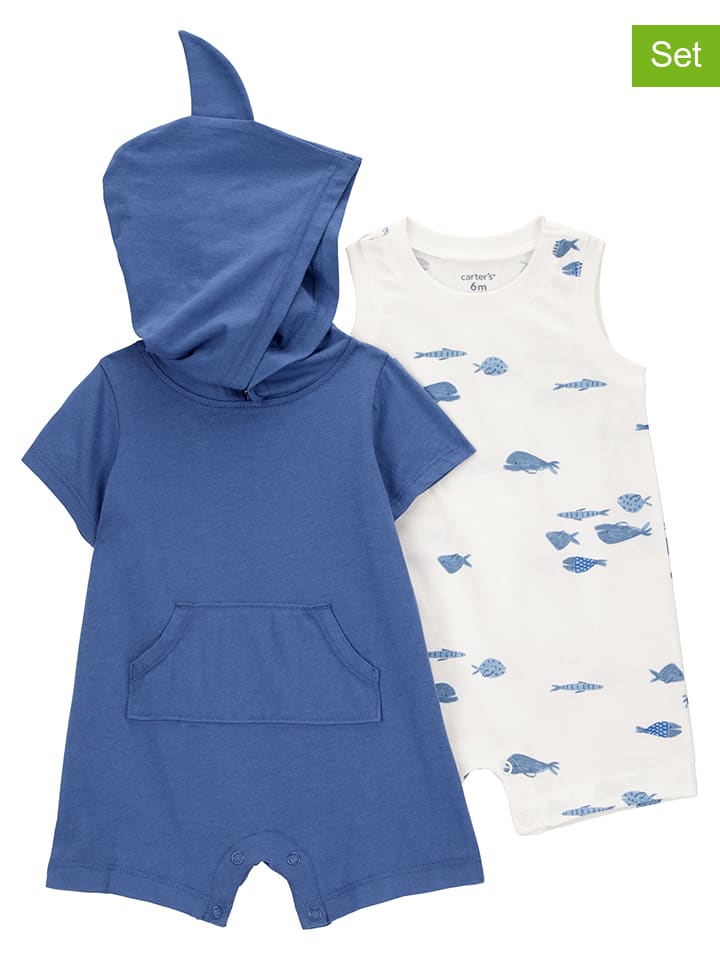 carter's 2er-Set: Spieler in Weiß/ Blau günstig kaufen