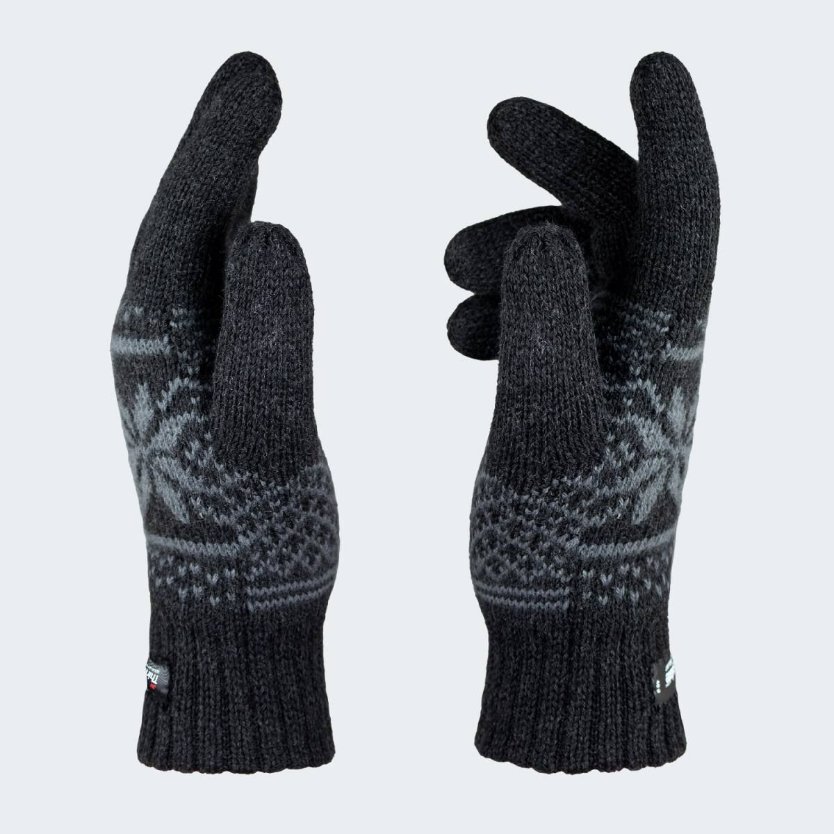 Tarjane AnthracitePattern Thinsulate Strickhandschuhe