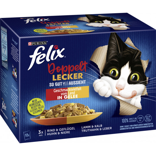 Felix Doppelt Vielfalt vom Land in Gelee 12x85G
