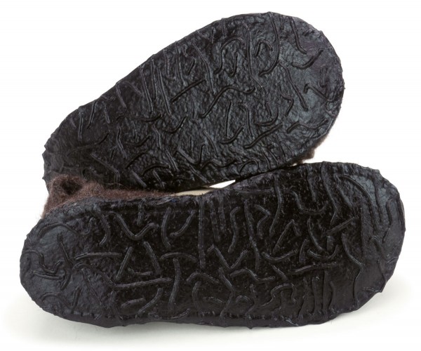 Nanga ~ Schurwoll Hausschuh ~ Shaggy Sloth (braun)