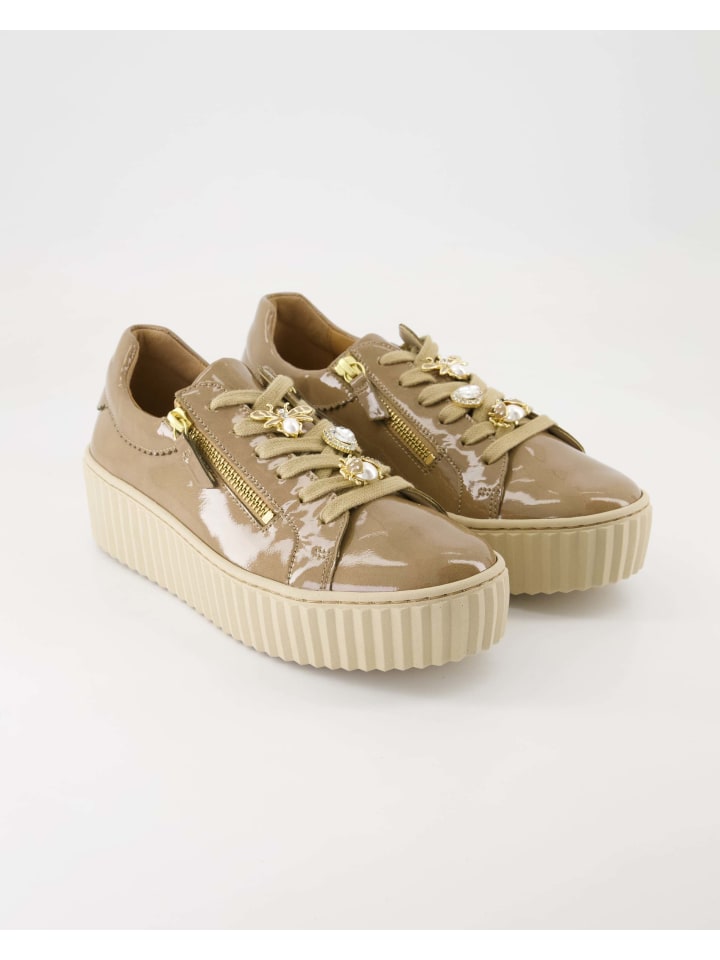 Gabor Klassische Schnürschuhe in Beige günstig kaufen