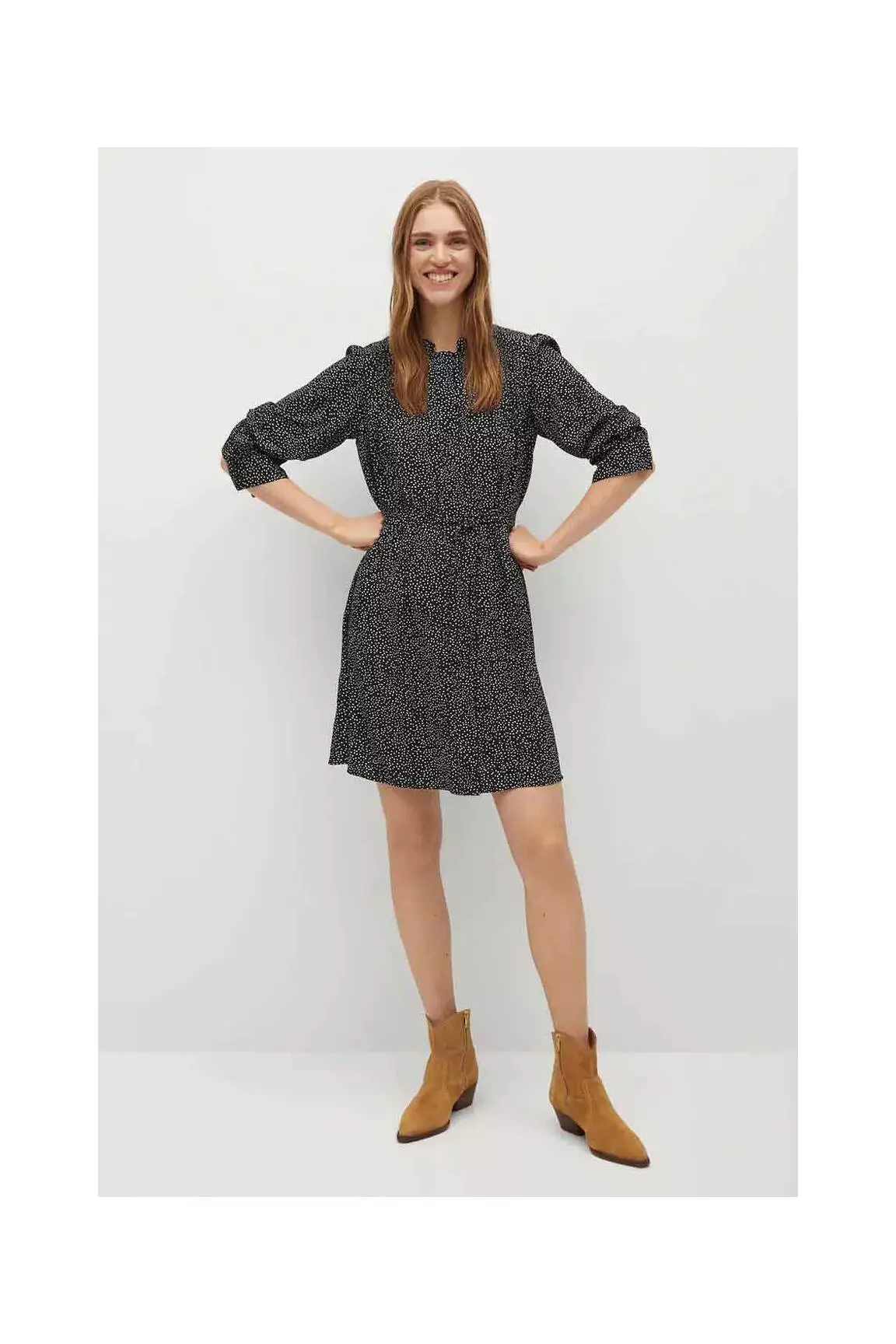 Mango Robes Courtes Femme couleur noir