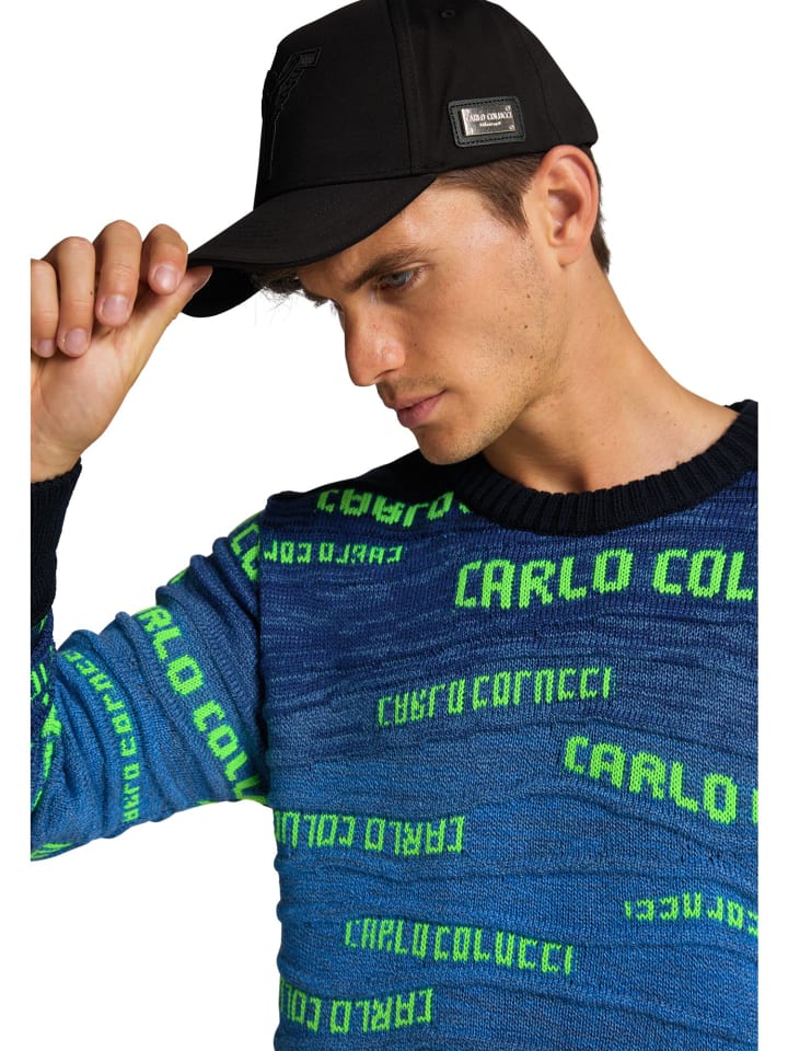 Carlo Colucci Baseball Cap Comba in Schwarz günstig kaufen onesize