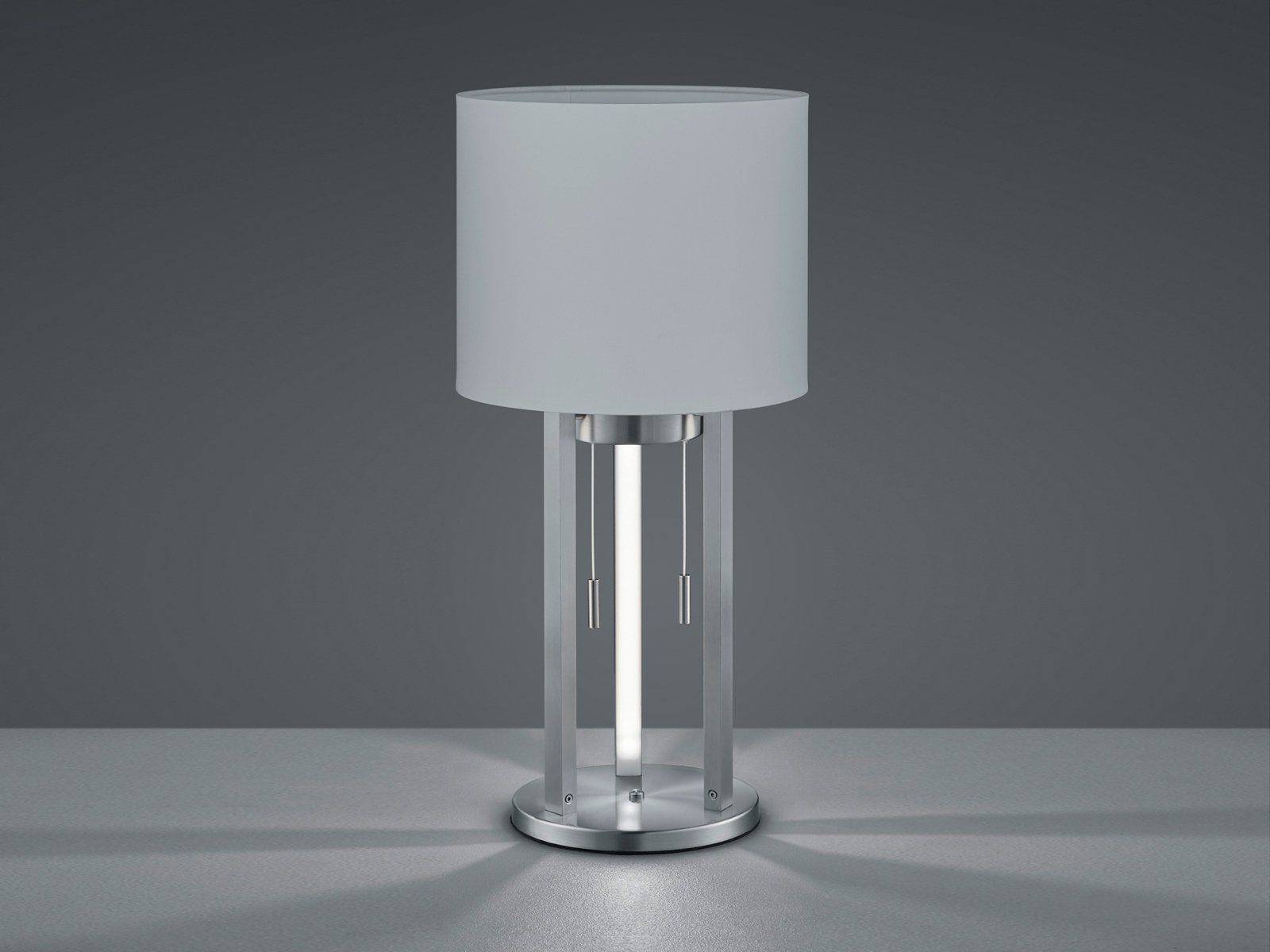 meineWunschleuchte LED Tischleuchte, LED fest integriert, LED wechselbar, warmweiß, groß-e ausgefallen-e Designer Nachttisch-lampe Fensterbank, Höhe 53cm