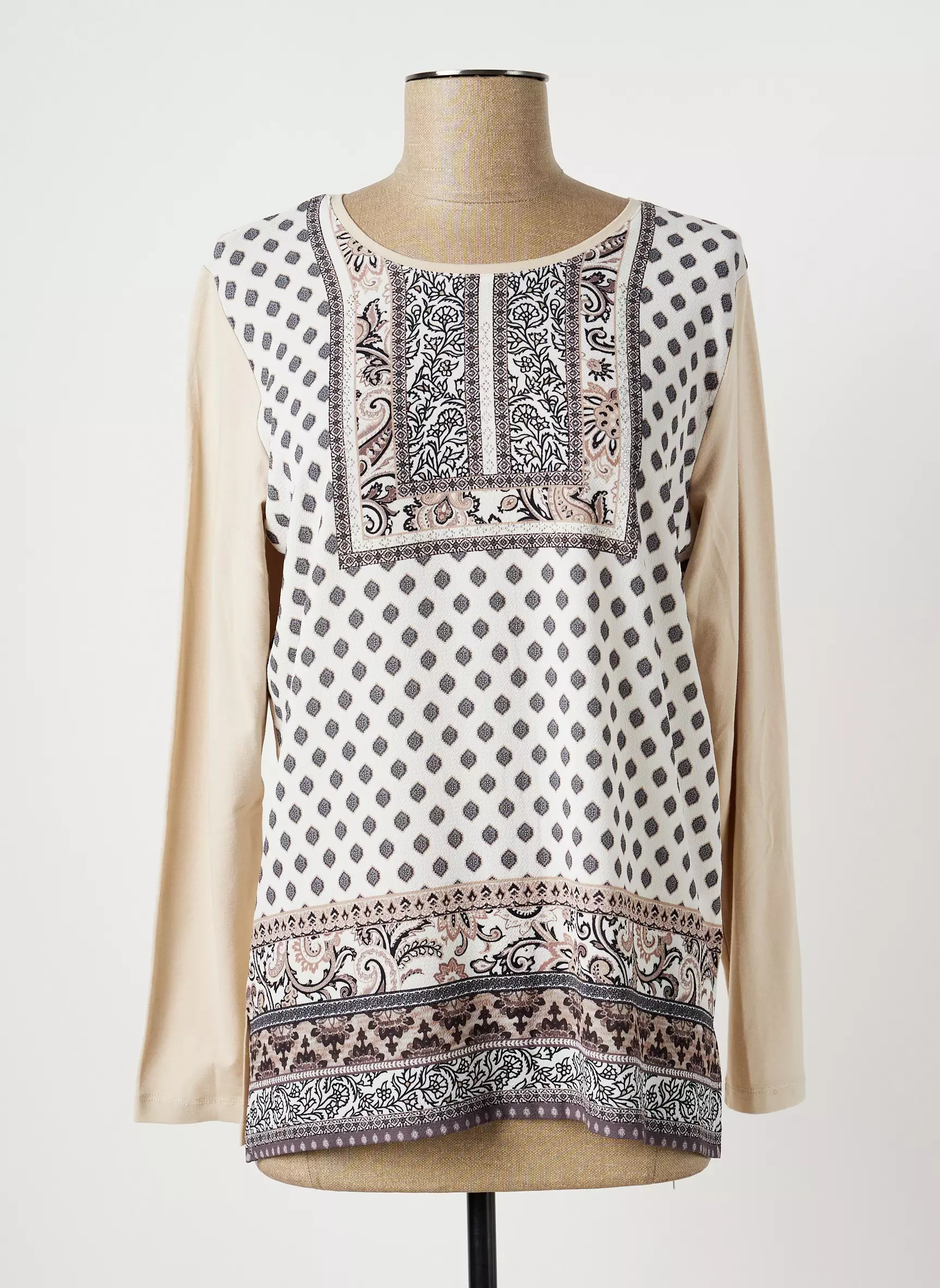 Griffon Tops Femme couleur beige