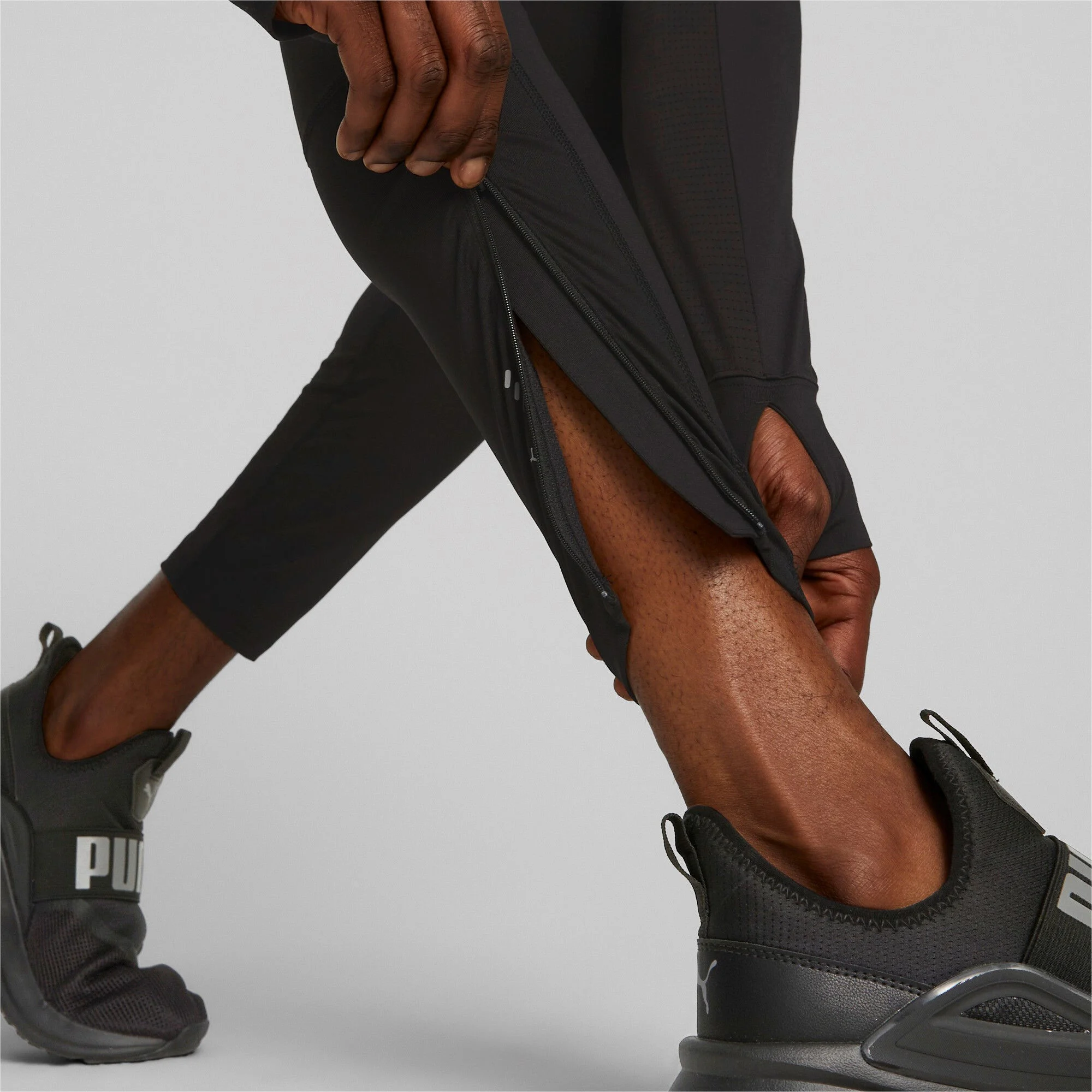 Run Favorite Long Tight Herren - Schwarz