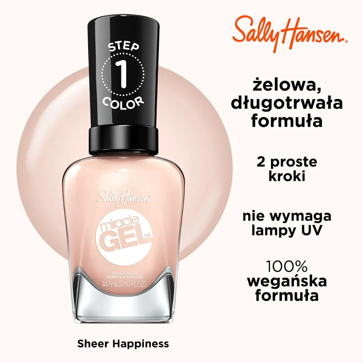 Sally Hansen Miracle gel lak za nokte, 187