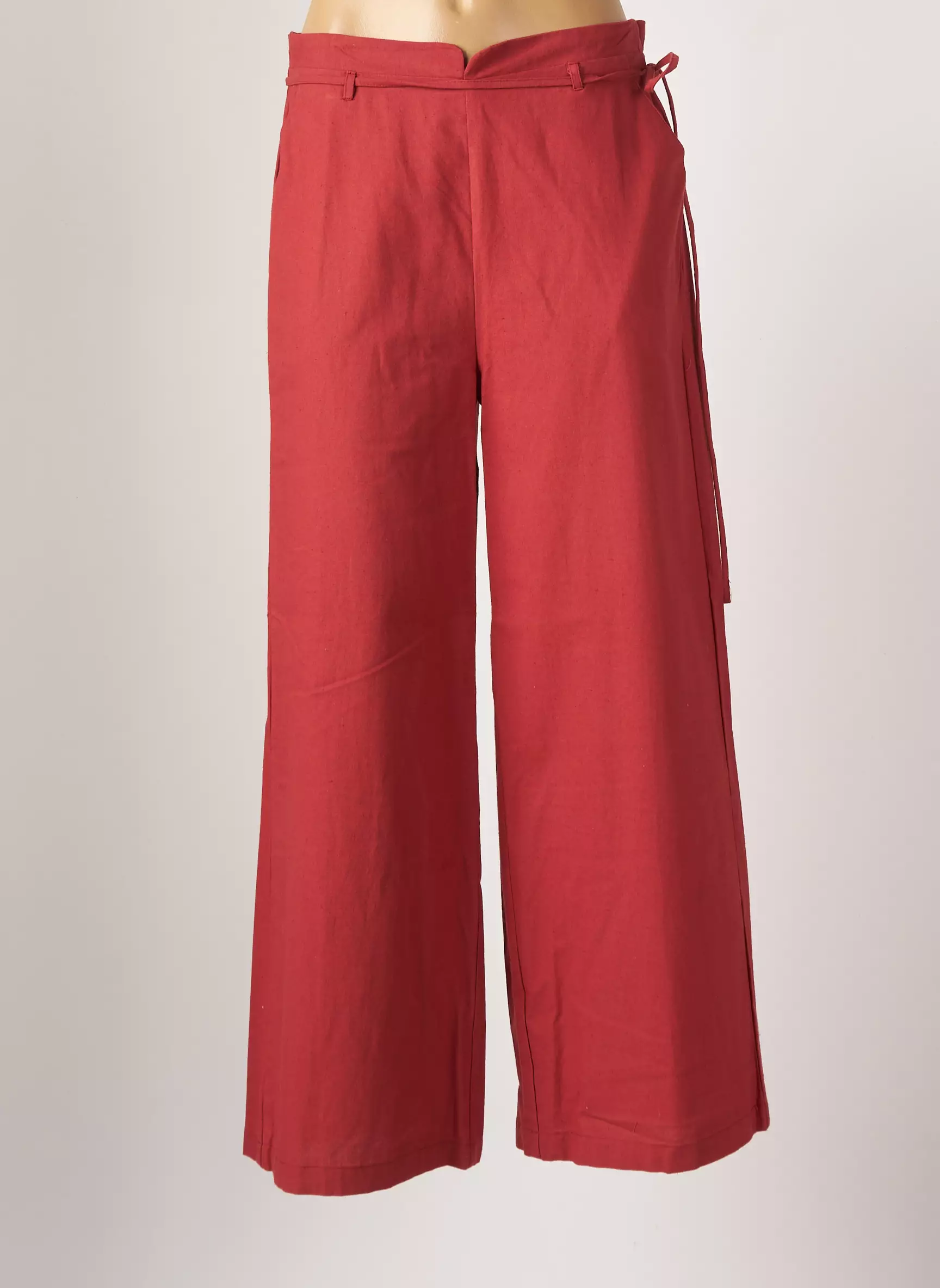 Compania Fantastica Pantalons Droits Femme couleur marron
