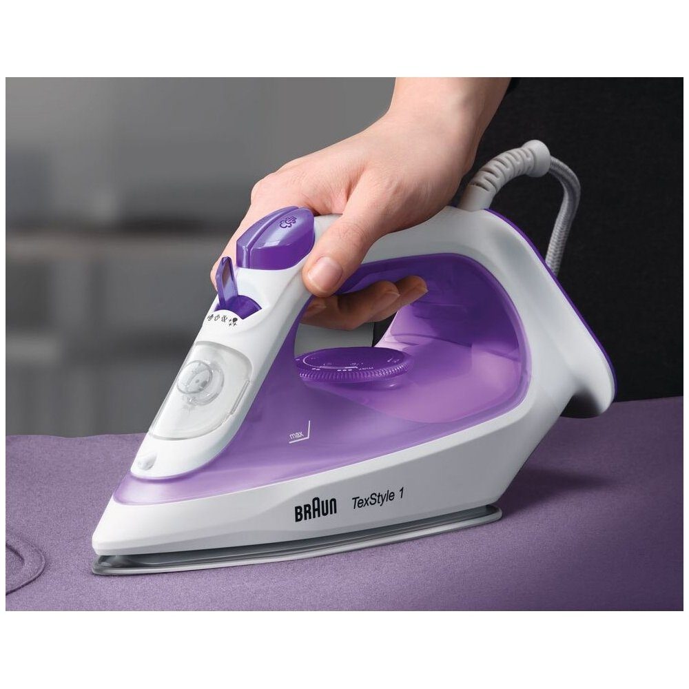 Braun Dampfbügeleisen SI 1080 VI TexStyle 1 - Dampfbügeleisen - violett, 2000 W