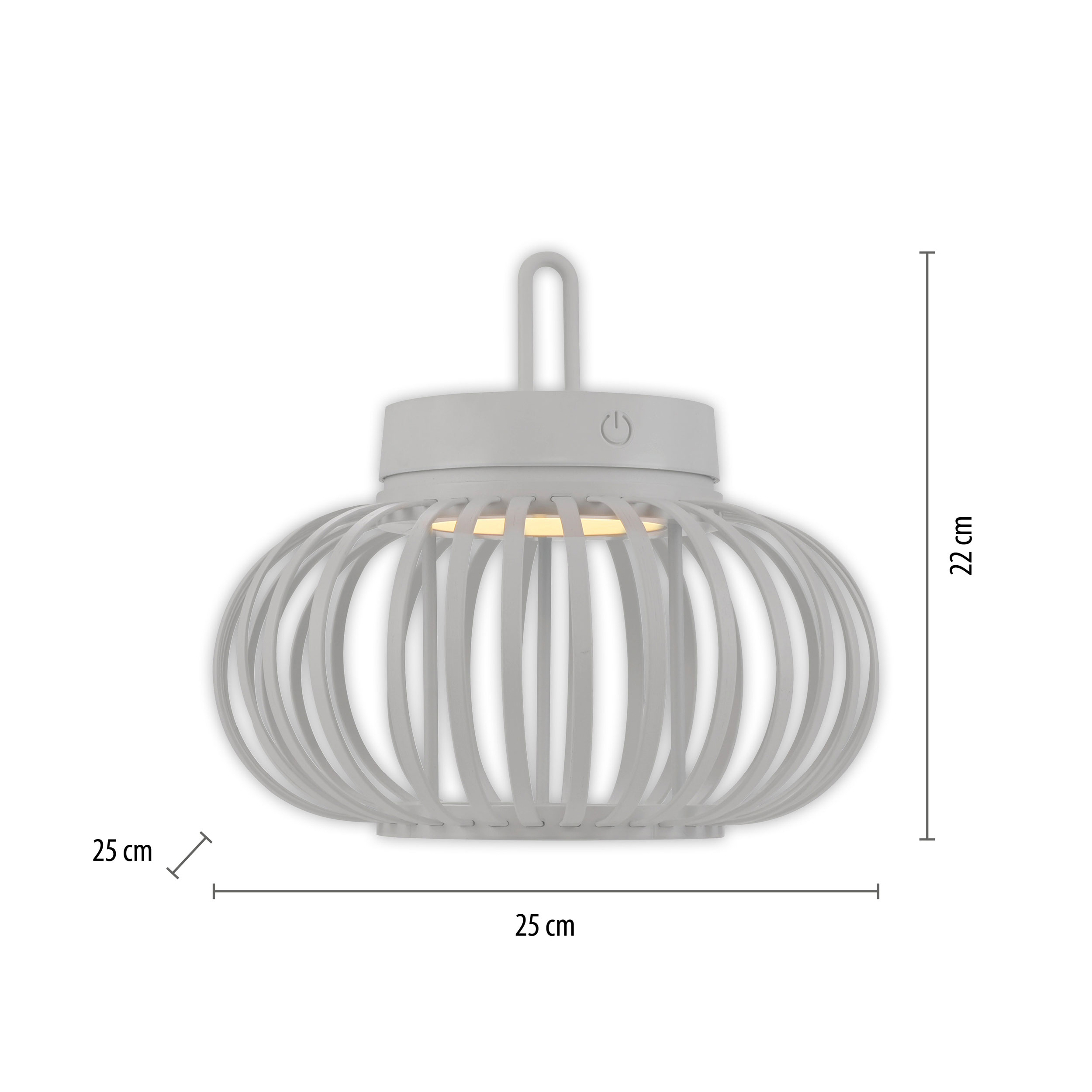 JUST LIGHT.LED-Akku-Tischleuchte 1 flg