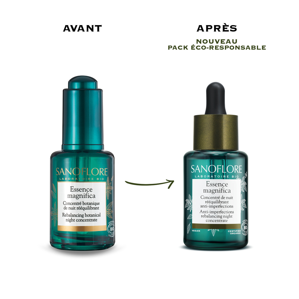 Sanoflore Magnifica Huile de nuit  rééquilibrante purifiante
