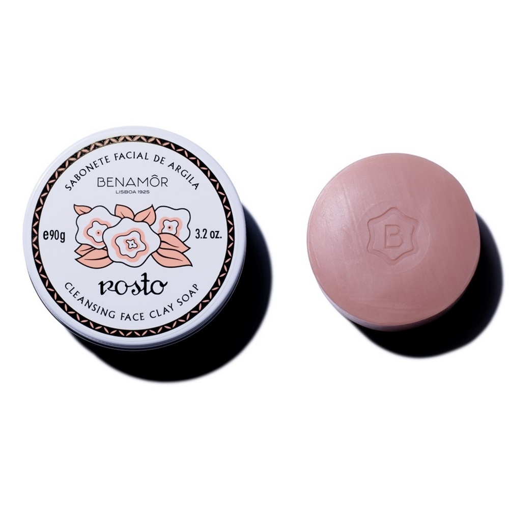 Benamor Savon Visage à l'Argile | Clay Face Soap 90g Soin Visage