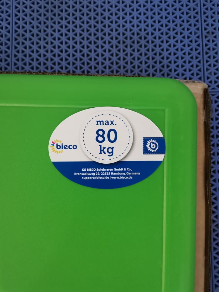 Bieco Spielwaren Kindertisch in Grün günstig kaufen onesize