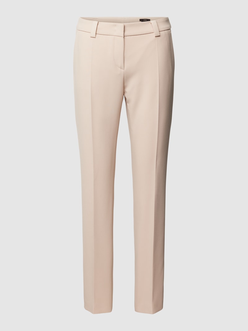 Hose mit seitlichen Eingrifftaschen in beige