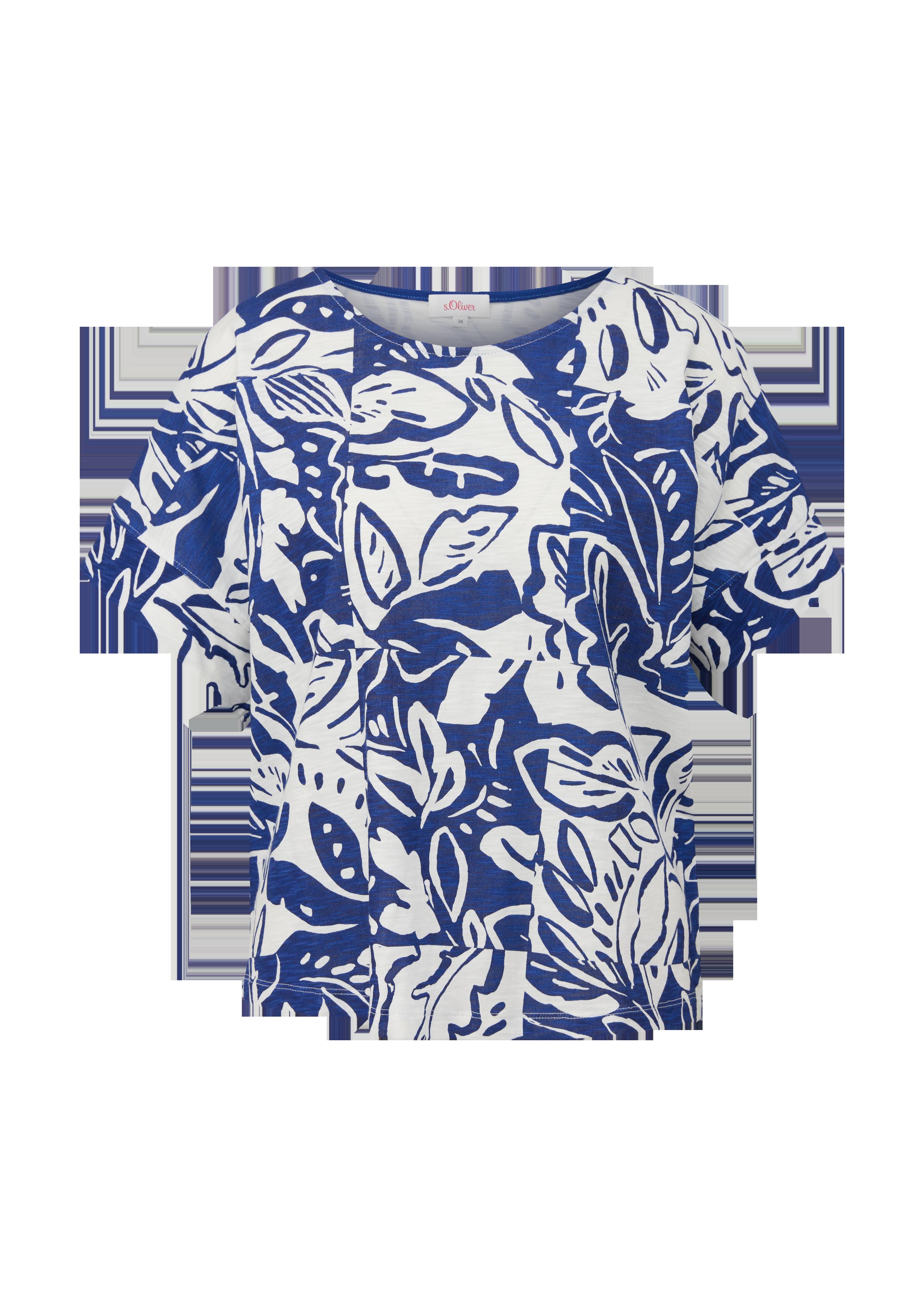 T-Shirt mit Flammgarnstruktur  2132293-56A0