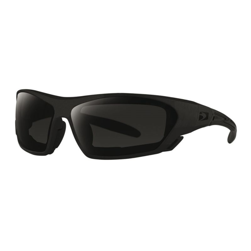 Bobster Crossover Schwarze Brille, ANSI Z87 Ballistic Smoked Lenses