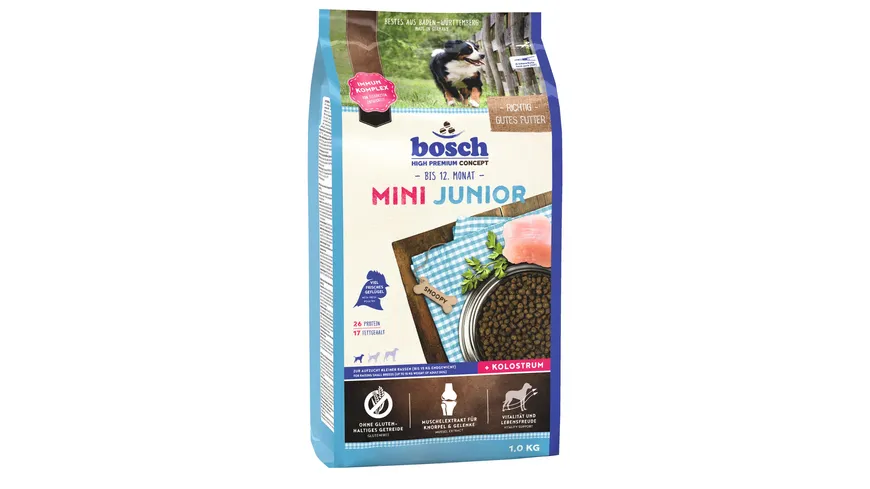 bosch Dog Hundetrockenfutter Mini Junior 1 kg 1 kg
